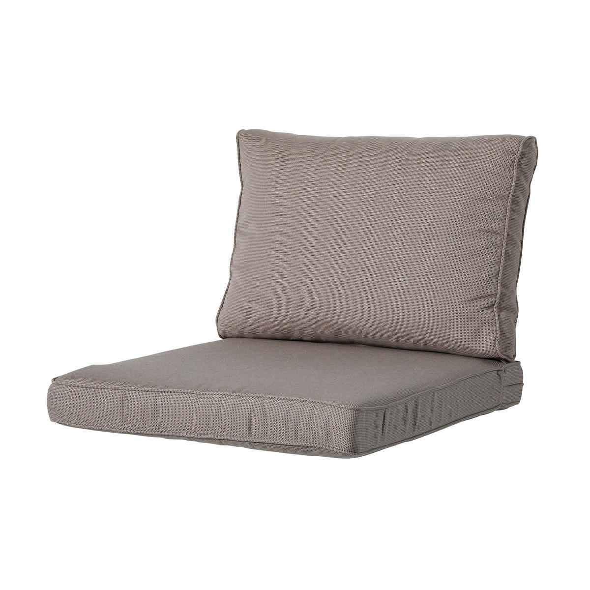 RÜCKENKISSEN Rippe 40/60 cm 2er-Set - Braun, Textil (60/8/40cm) - Madison