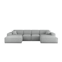 WOHNLANDSCHAFT Celes Premium Xs Artico - Hellgrau, Holzwerkstoff/Textil (342/73/165cm) - Fun Möbel