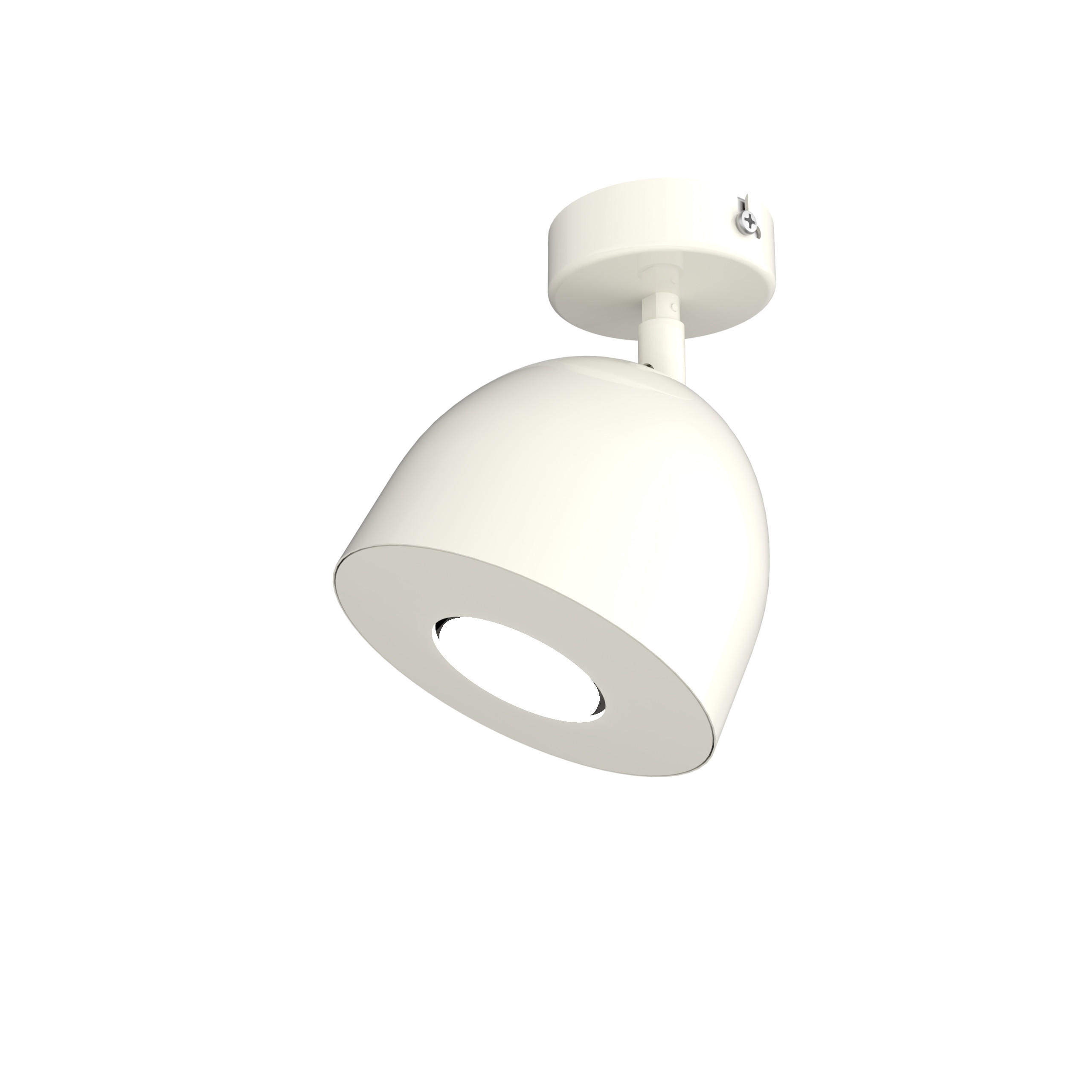 DECKENLEUCHTE - Weiß Hochglanz, Metall (8/8/18cm) - Lumicom