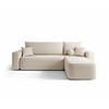 ECKSOFA mit Schlaffunktion SENNO Curio 09 Rechts - Ecru, Textil (250/150cm) - Bedante