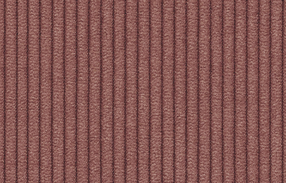 SOFA VILT 3-Sitzer, altrosa - Schwarz/Altrosa, Holzwerkstoff/Kunststoff (202/89/94cm) - Courtois Laville