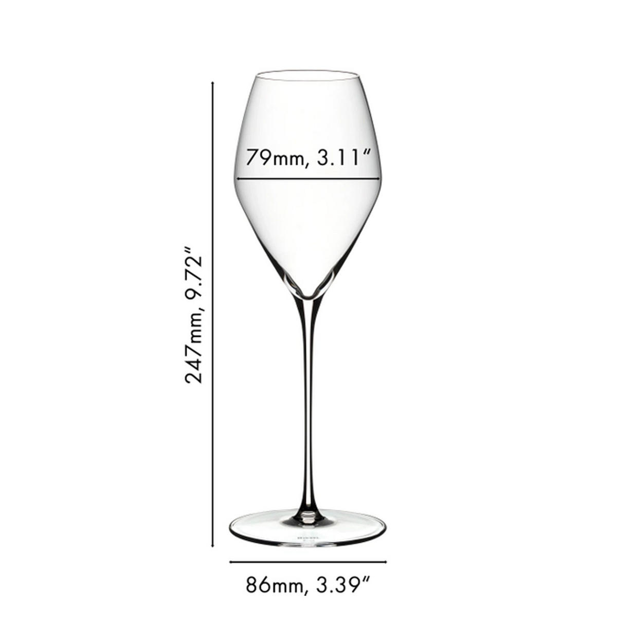 ROSÉ WEINGLÄSER Veloce transparent 347 ml 2er Set - Transparent, Glas (0.347L) - Riedel
