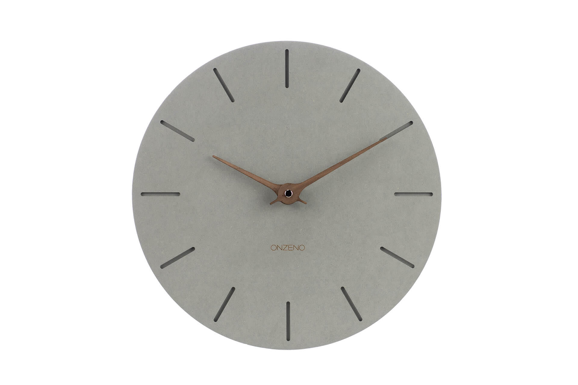 WANDUHR Design Grau 29/29 cm - Grau, Holzwerkstoff (0.4/29/1cm) - ONZENO
