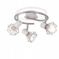 DECKENSTRAHLER Kabel 25/20/9.5cm - Weiß, Metall (25/20/9.5cm) - ZMH