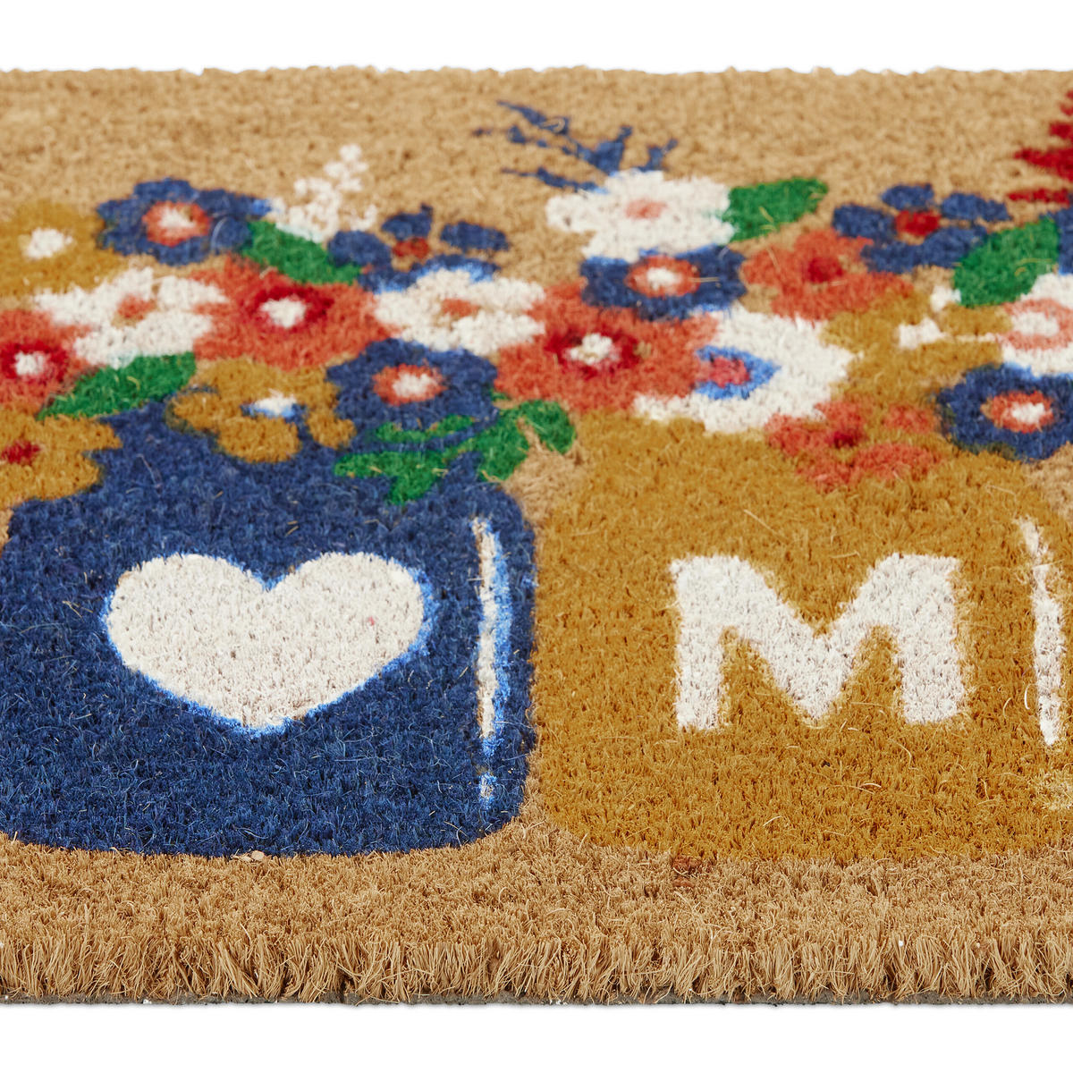 FUSSMATTE - Multicolor, Kunststoff/Textil (60/40cm) - Relaxdays