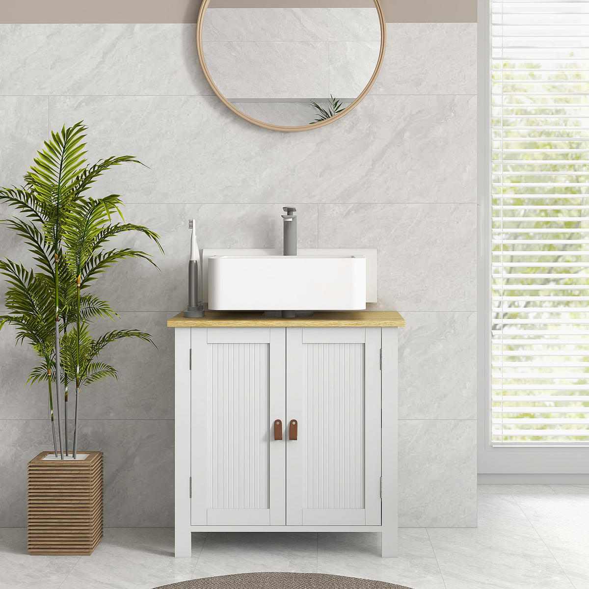 HÄNGESCHRANK Weiß 1 Stück - Weiß, Kunststoff (60/60/30cm) - GiPP