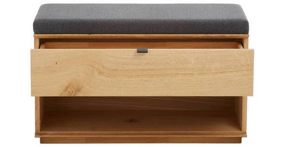 GARDEROBE 5-teilig in 190/202/38 cm - Eichefarben/Anthrazit, Natur, Holz/Textil (190/202/38cm) - Linea Natura