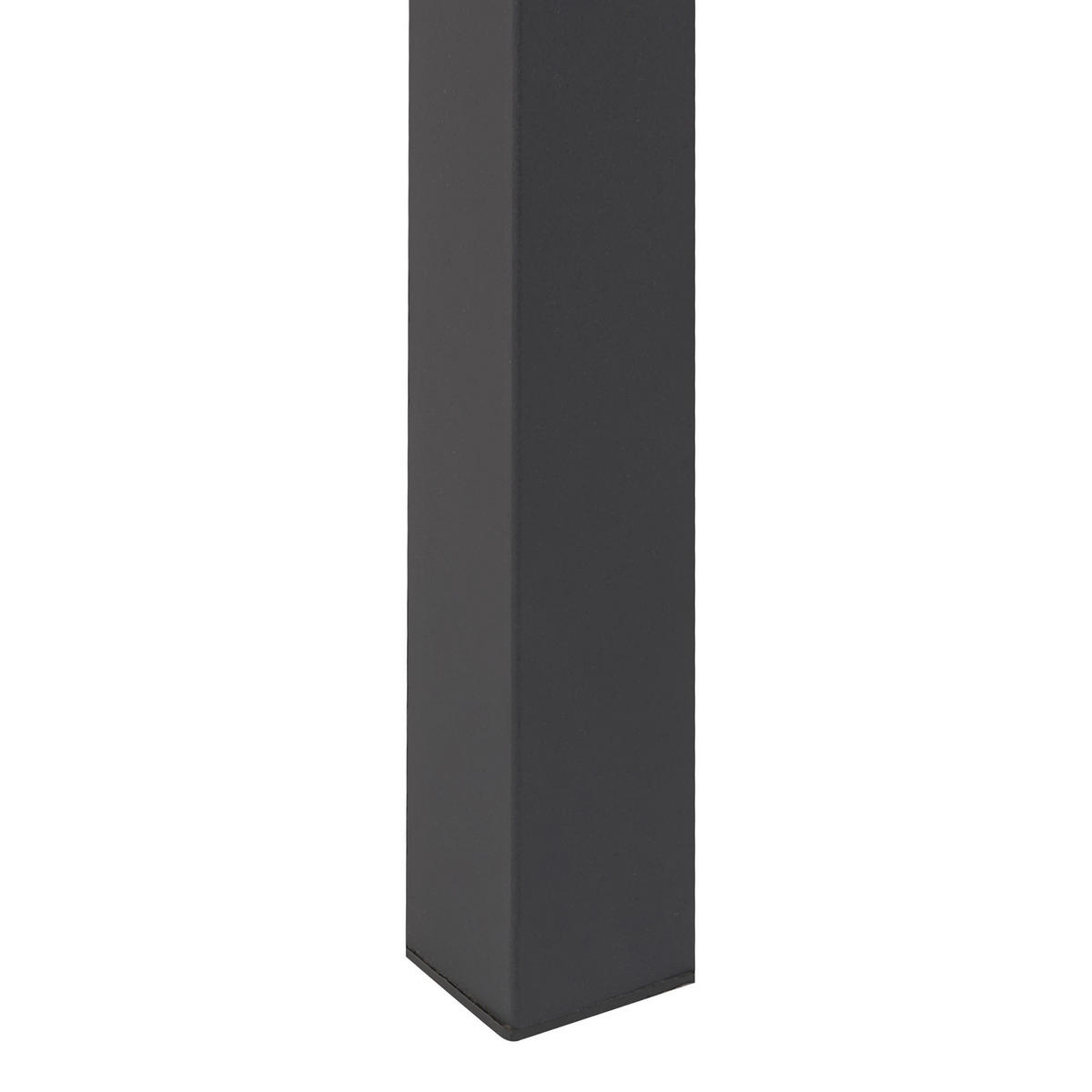 ESSTISCH 120-160/80/75 cm Schwarz Rechteckig Granada - Schwarz, Holzwerkstoff (160/80/75cm) - Beliani