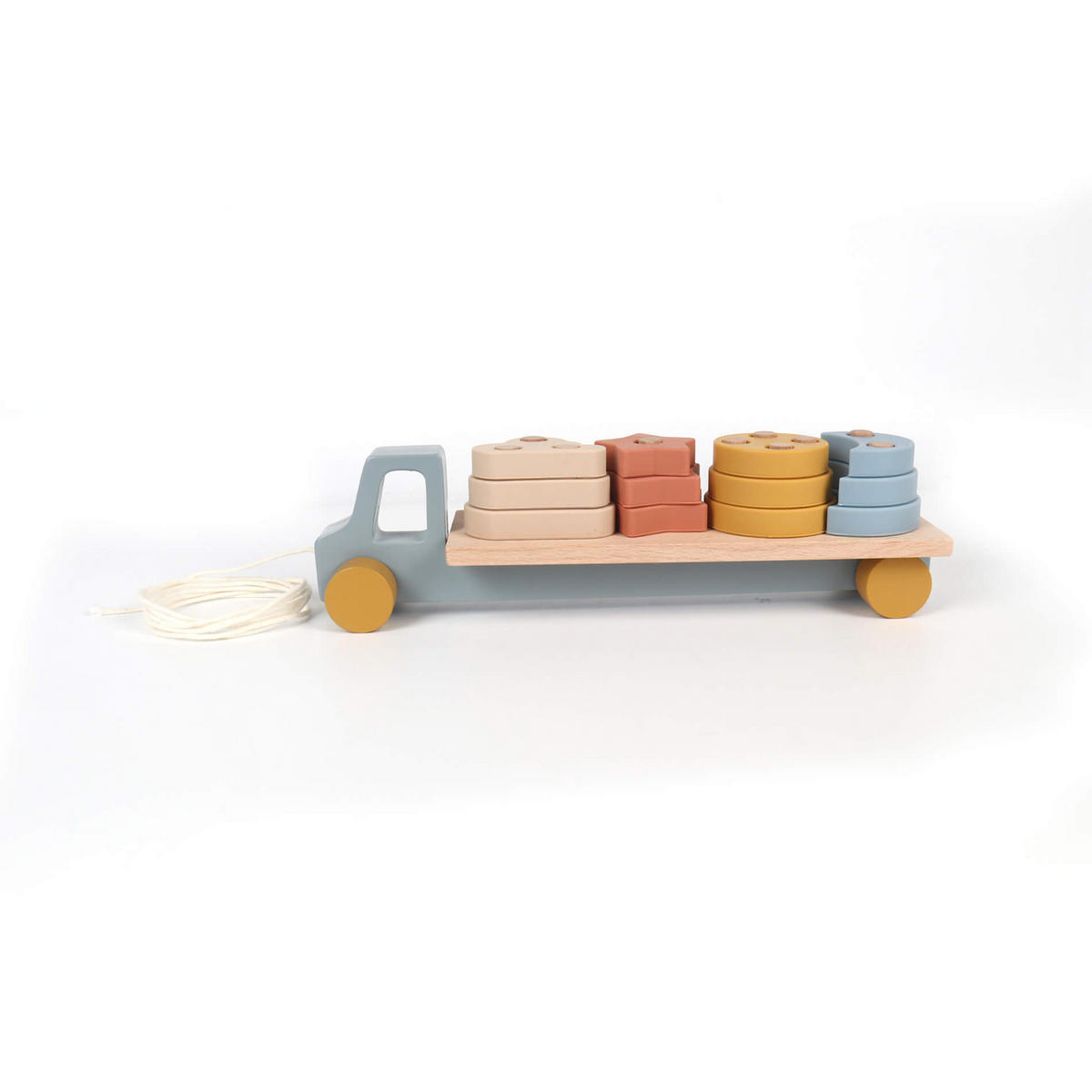 HOLZSPIELZEUG LKW - Multicolor, Holz (27.5/7.5cm)