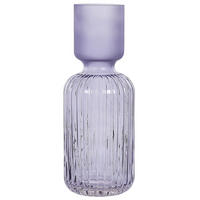 BLUMENVASE Glas violett Tragana - Violett, Glas (31cm) - Beliani