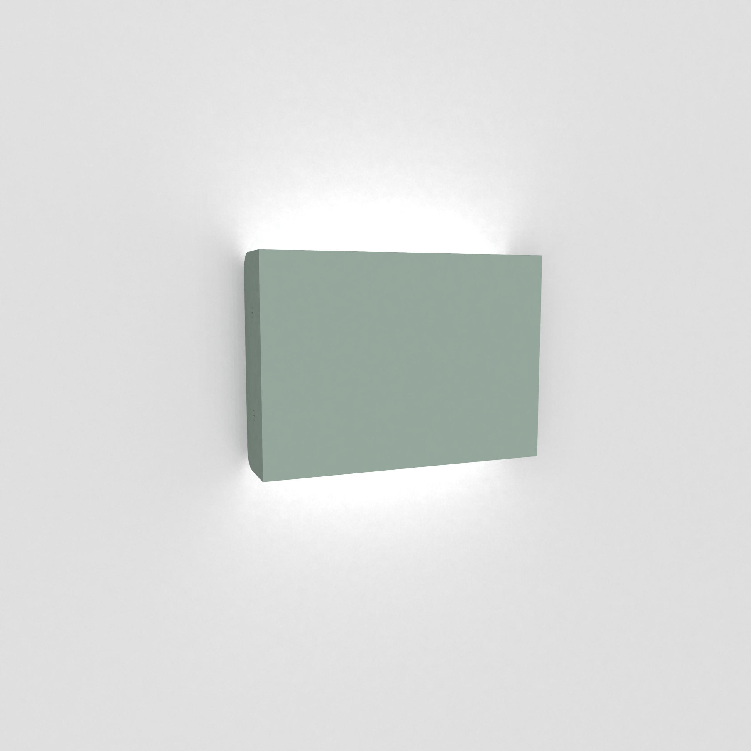LED-WANDLEUCHTE Band S - Grün, Metall (15.4/11/3.6cm) - Lumicom