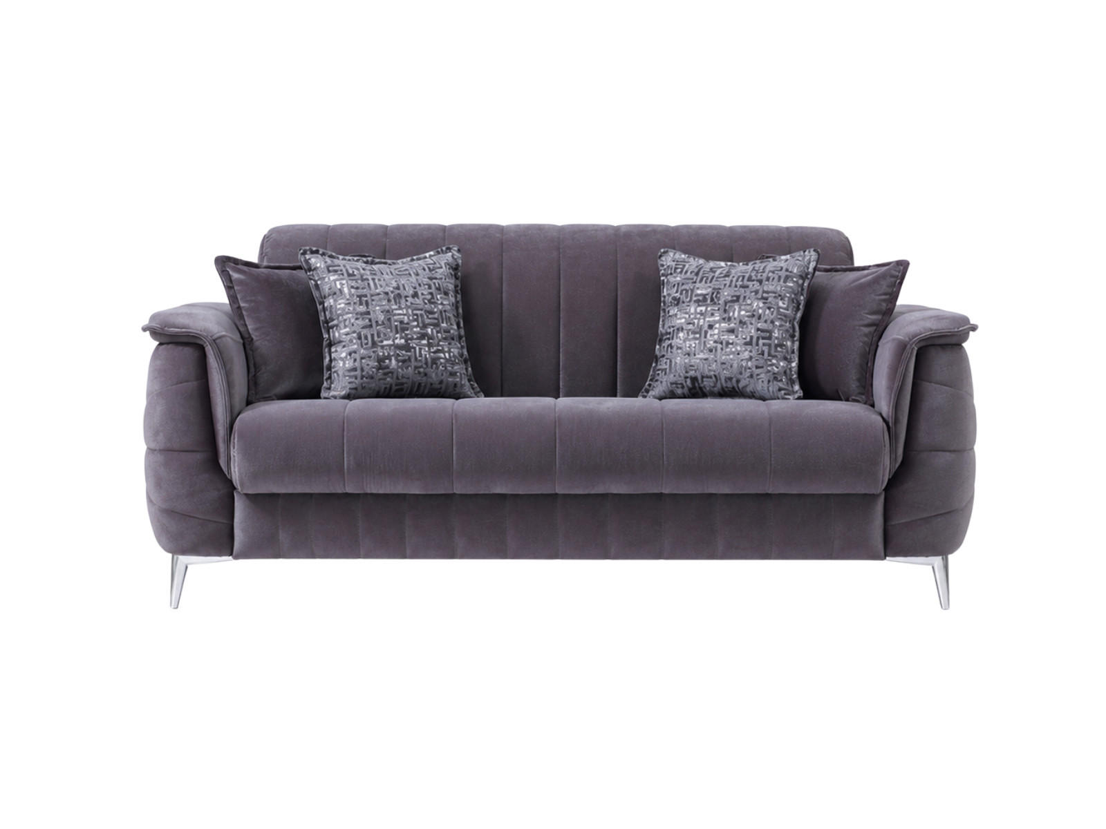 2-SITZER SOFA Osorno Anthrazit - Anthrazit, Holzwerkstoff/Kunststoff (170/85/95cm)