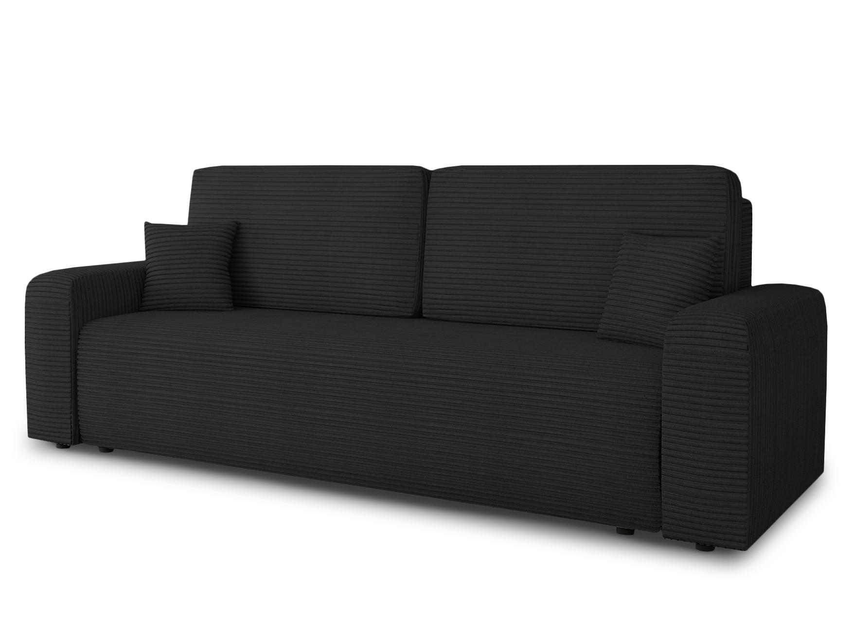 SCHLAFSOFA Spark - Schwarz, Holz/Kunststoff (236/90/95cm) - Sofnet