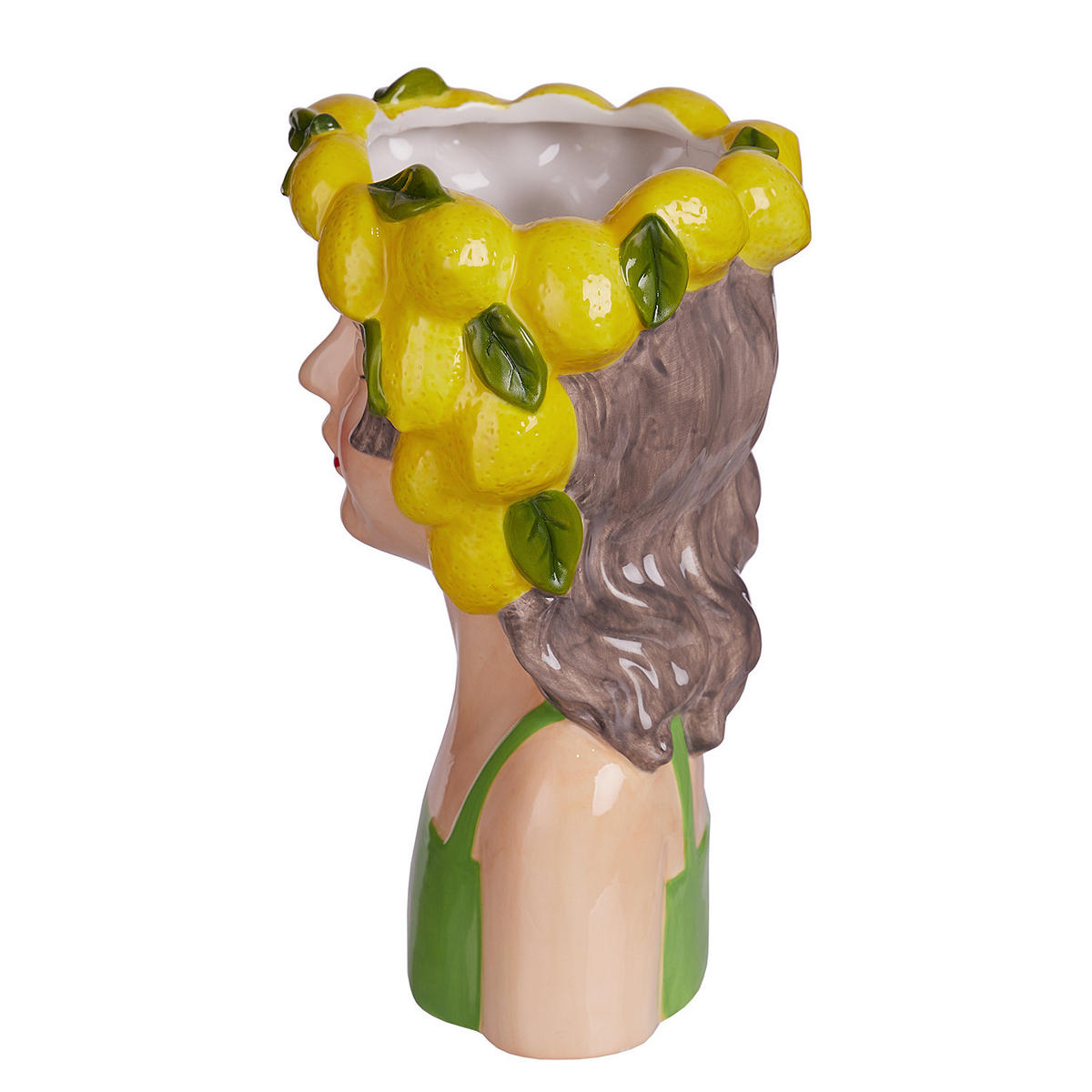 VASE (2er Set) Lemon - Gelb, Stein (24cm) - Butlers