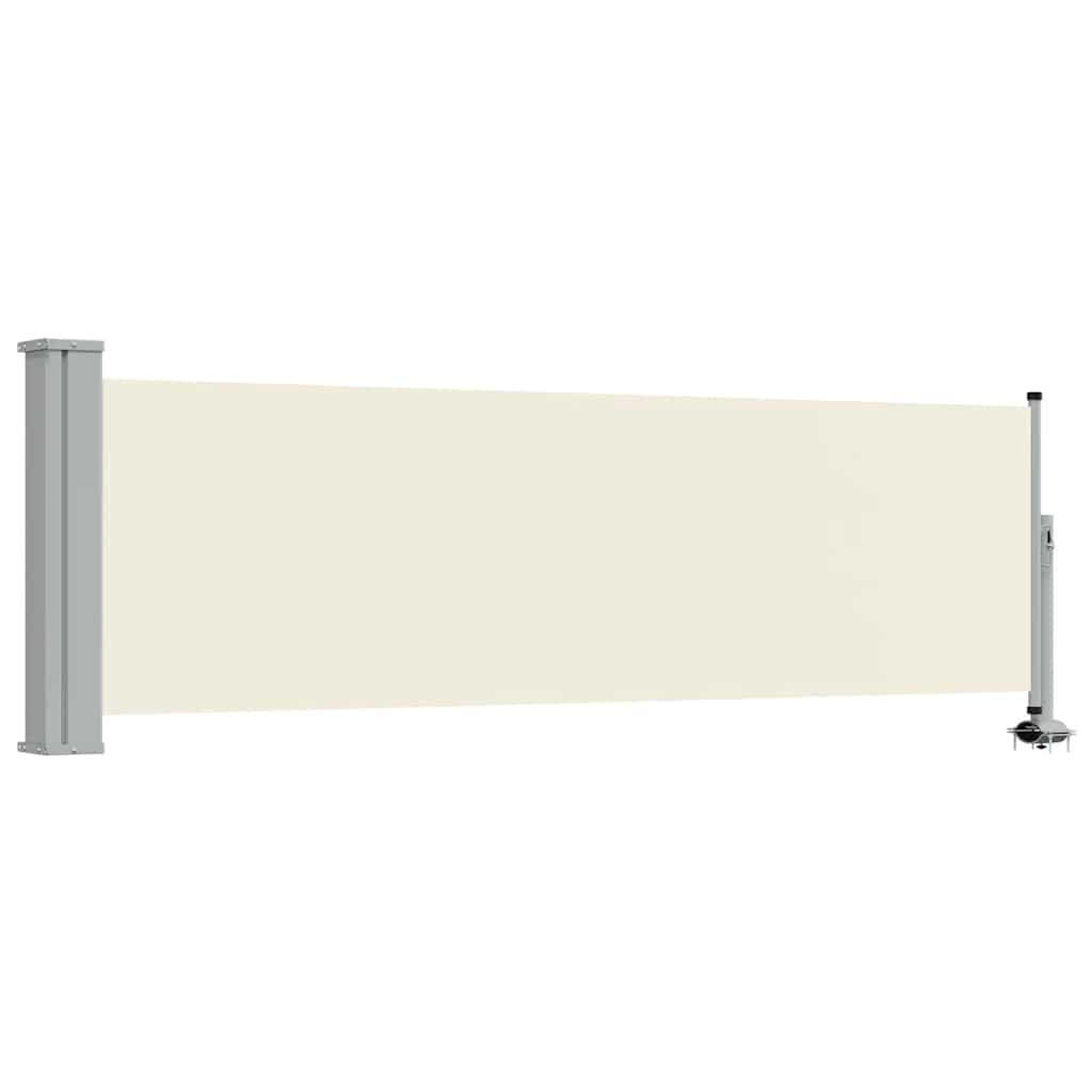 SEITENMARKISE Ausziehbare 80/300 Cm Creme - Creme, Textil (80/300cm) - vidaXL