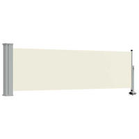 SEITENMARKISE Ausziehbare 80/300 Cm Creme - Creme, Textil (80/300cm) - vidaXL