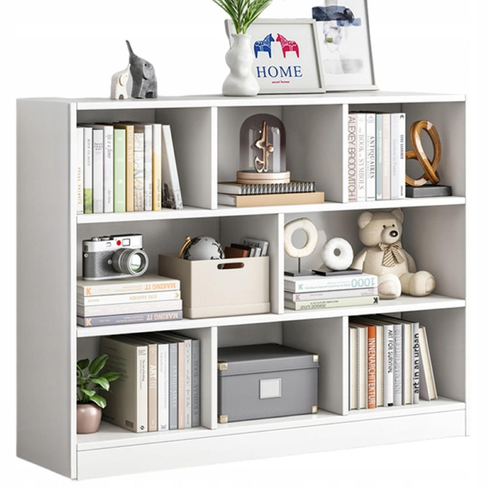 Muvu Bücherregal, Weiß 100x104x24 cm