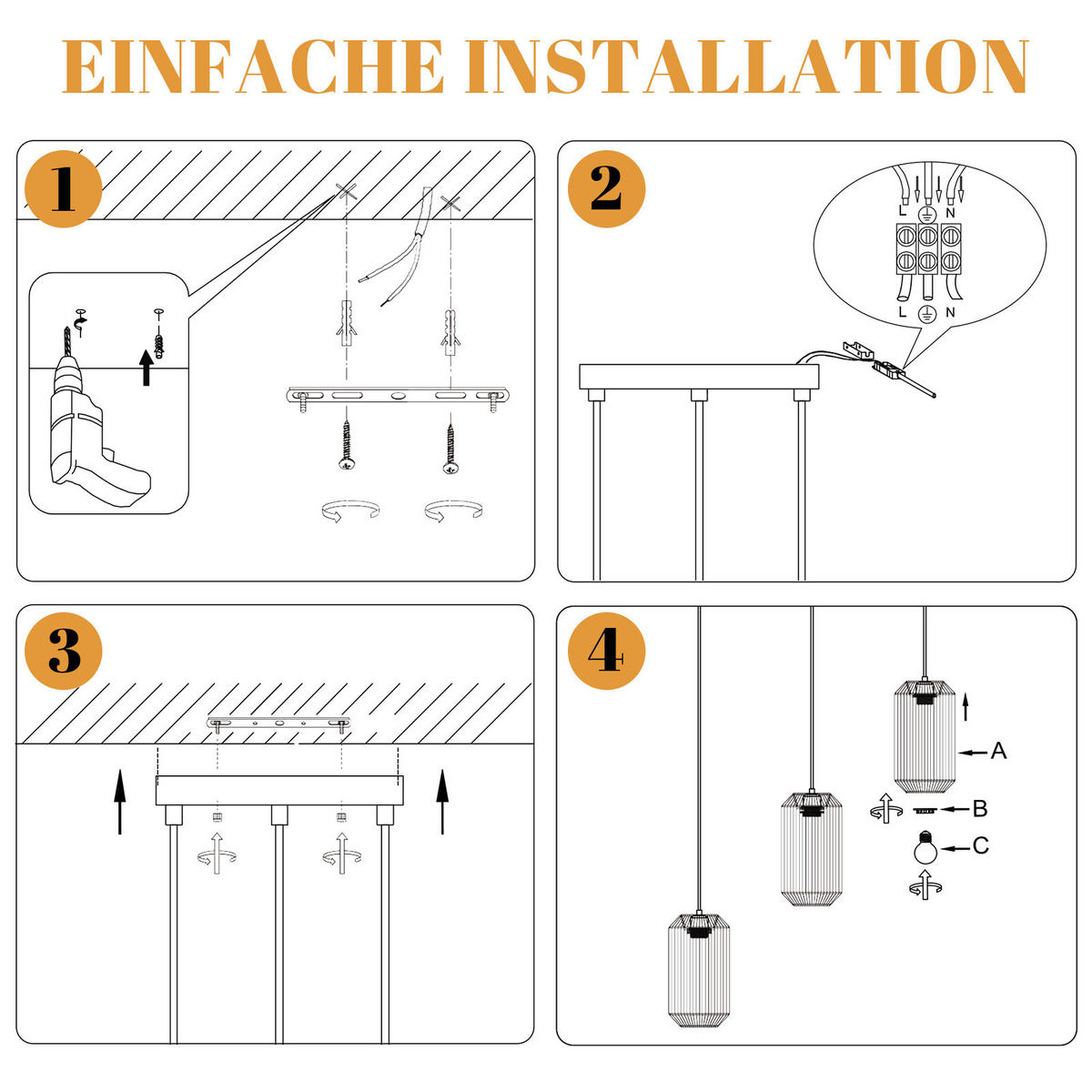 PENDELLEUCHTE Sebastian 71/16/150 cm - Braun, Metall (71/16/150cm) - ZMH