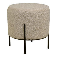 HOCKER, Alford, Braun, Kunstfell, 36 x 36 x 37 cm - Braun, Textil/Fell (36/37/36cm) - ebuy24