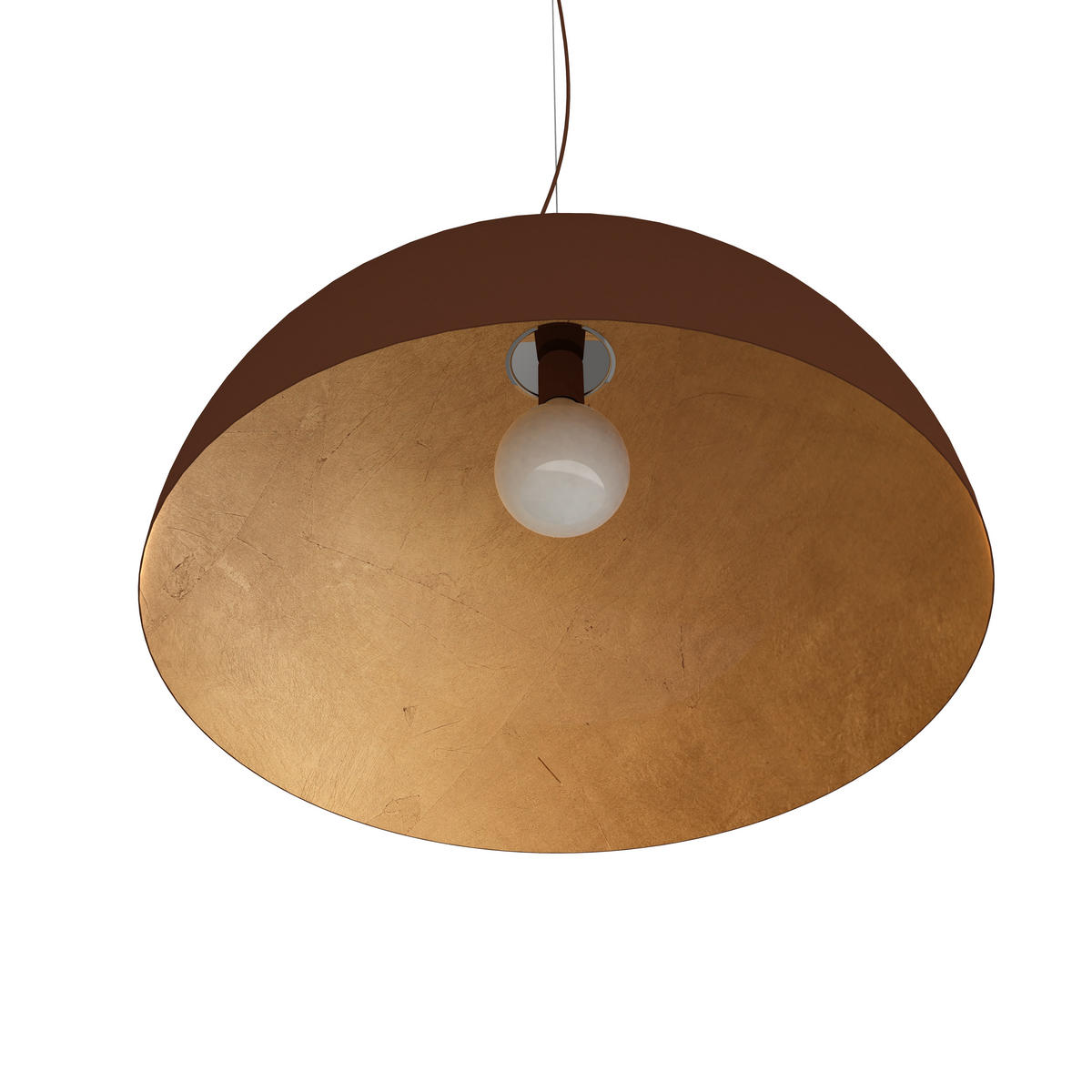 HÄNGELEUCHTE - Goldfarben, Metall (60/60/30cm) - Lumicom