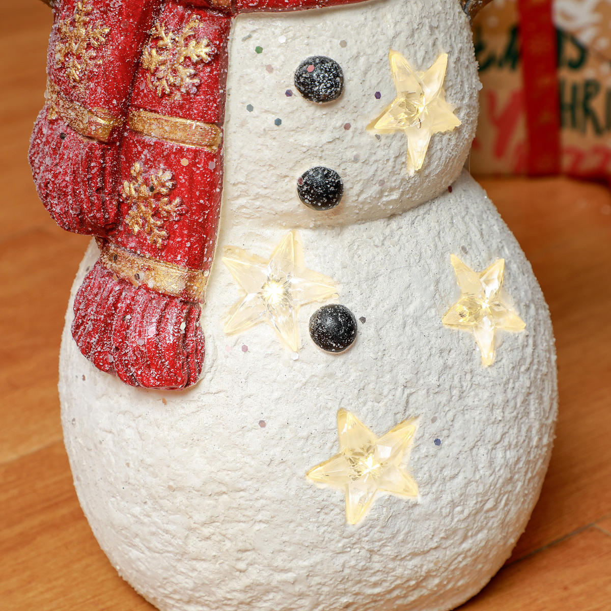 WEIHNACHTSFIGUR - Rot/Weiß, Kunststoff (15.5/38/25cm) - HOMCOM