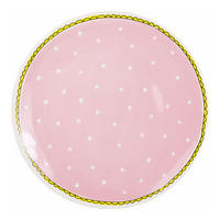 TELLER Punkt in Rosa - 26cm - Pink, Keramik (26.3cm) - Blond Amsterdam