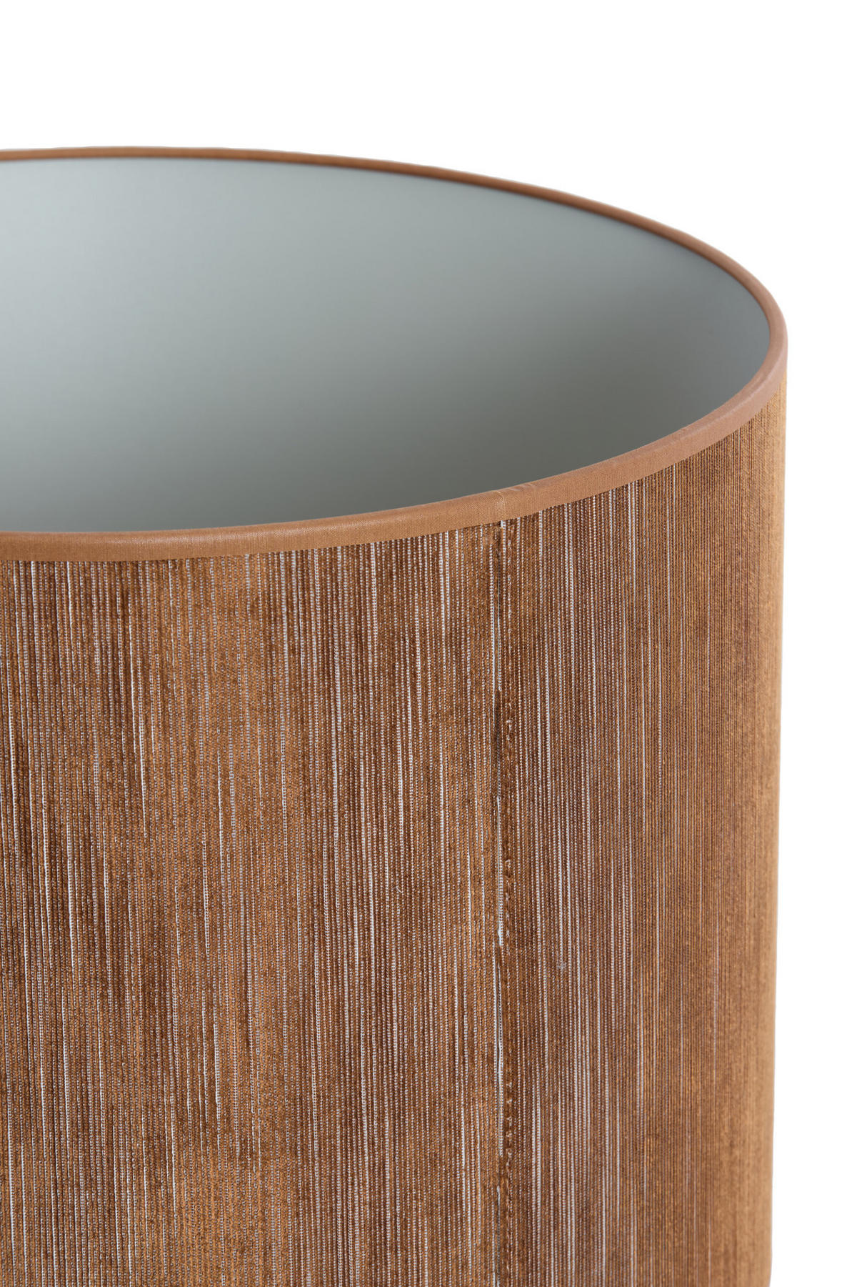 LAMPENSCHIRM Penny Braun Ø30/21 cm - Braun, Textil (30/30/21cm) - Light & Living