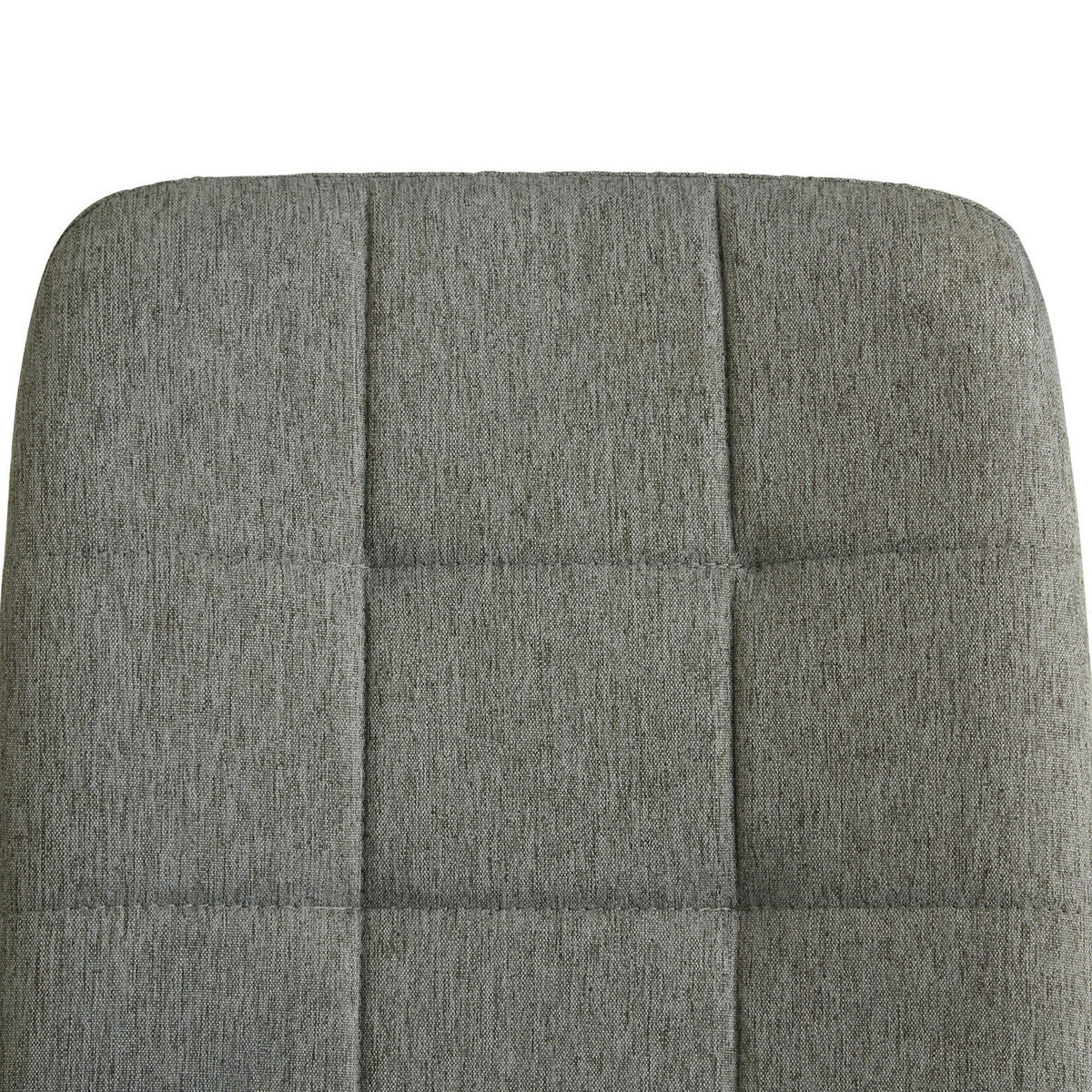 STUHL in Stahl Leinen Grau - Grau, Textil (43/88/50cm) - Homestyle4u