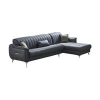 ECKSCHLAFSOFA Osorno Relax Ecksofa - Langer Schenkel Links - Anthrazit, Holzwerkstoff/Kunststoff (310/180cm)