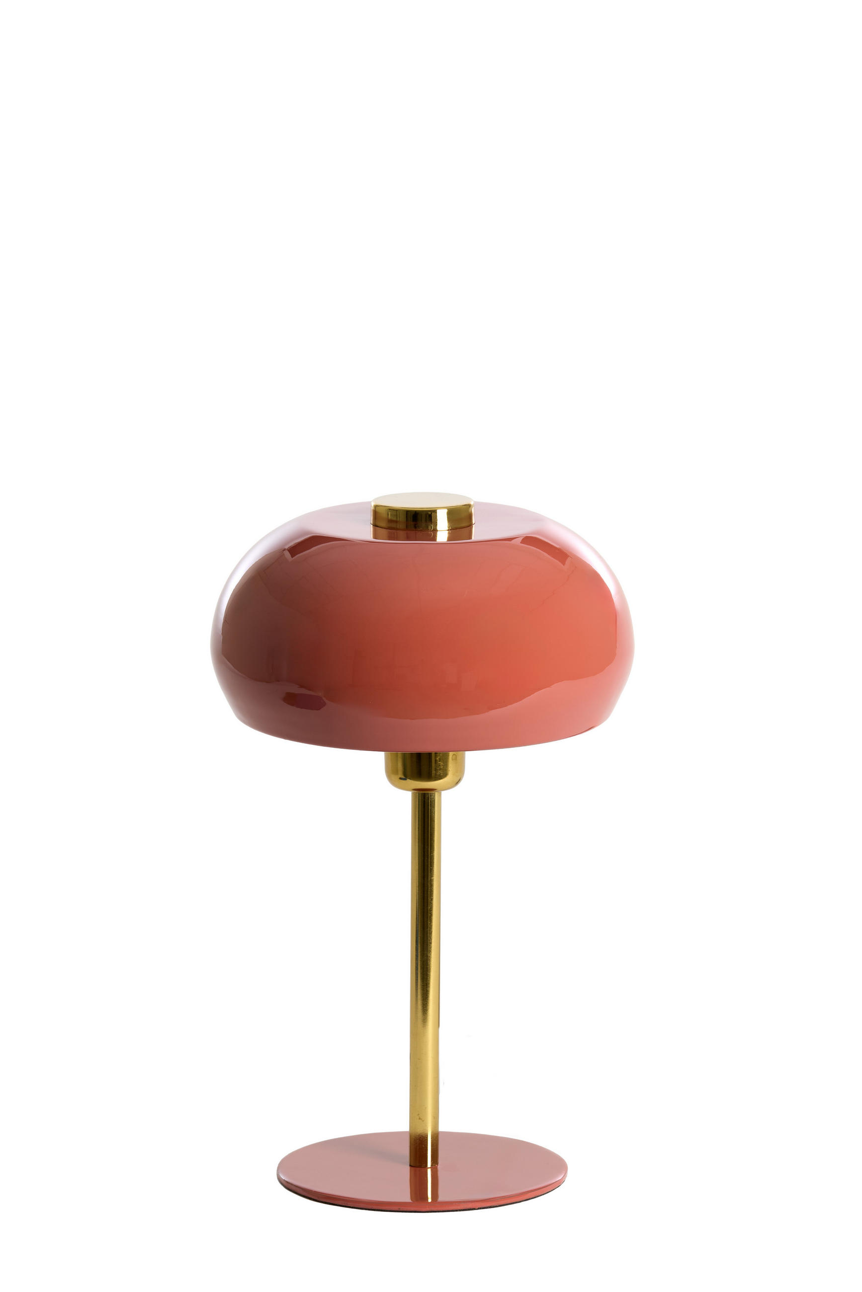 TISCHLAMPE Surin Rot Ø22/34 cm - Rot, Metall (22/22/34cm) - Light & Living