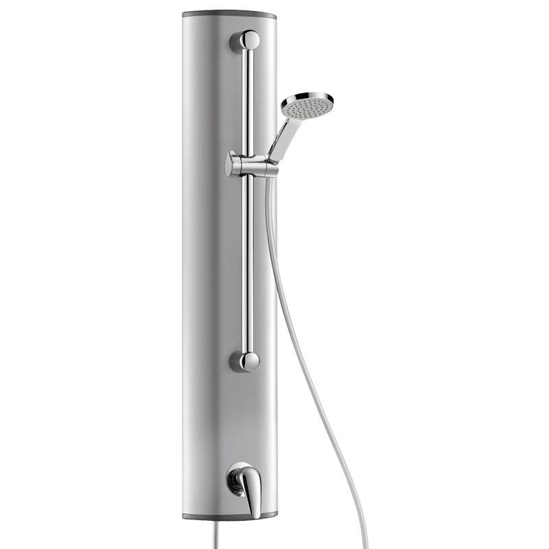 DUSCHELEMENT Aluminium mit Einhebelmischer und Handbrause. - Chromfarben, Metall (22/17/119.5cm) - Delabie