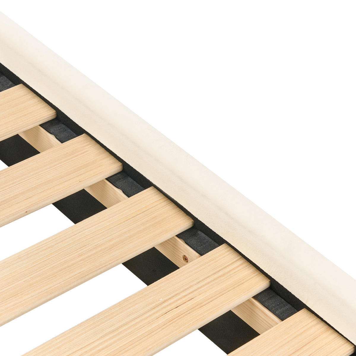 KINDERBETT 90/200 cm Hellbraun Bellevue - Hellbraun/Beige, Textil (90/200cm) - Beliani