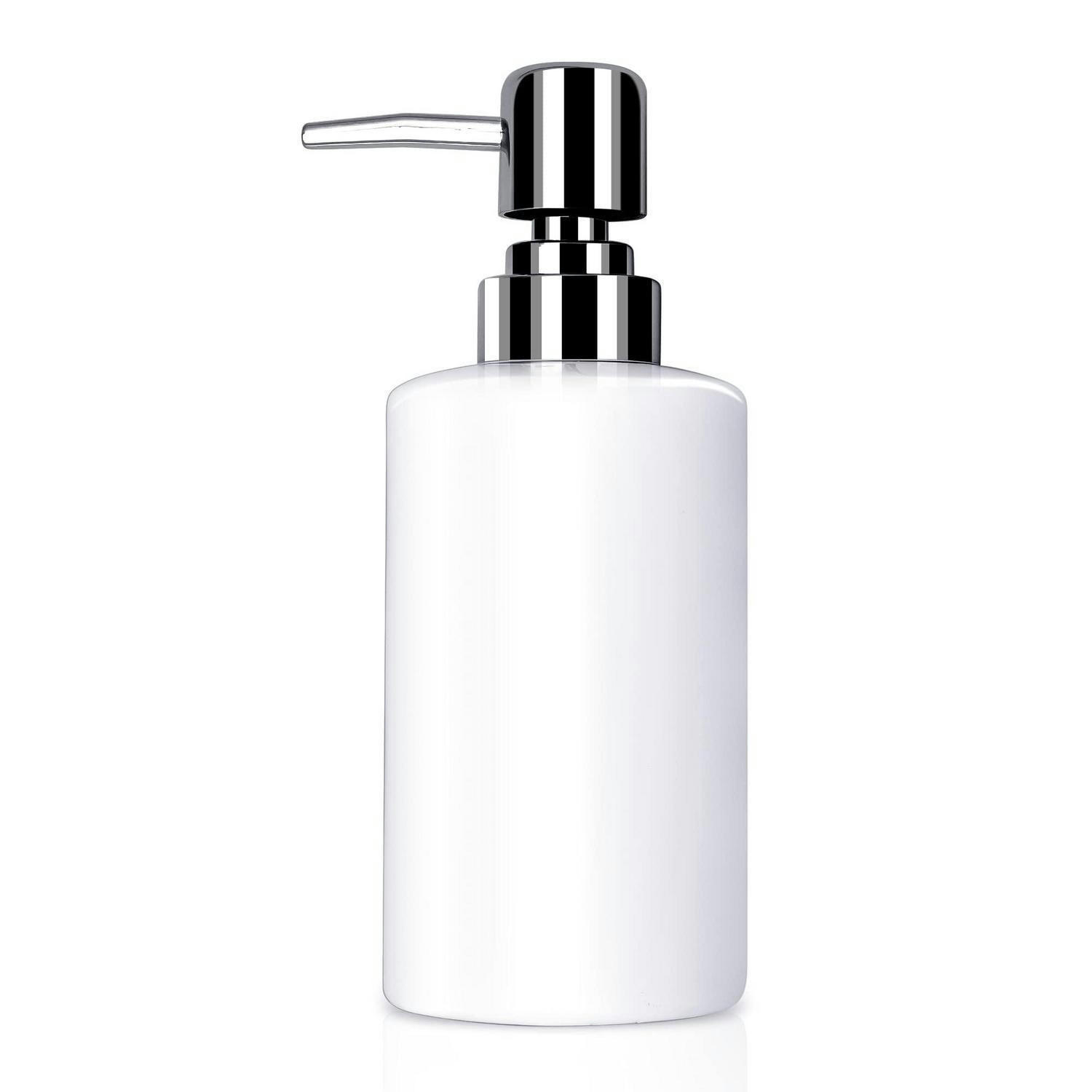 SEIFENSPENDER Keramik Weiß 300 ml - Weiß, Keramik (6.6/17/17cm)