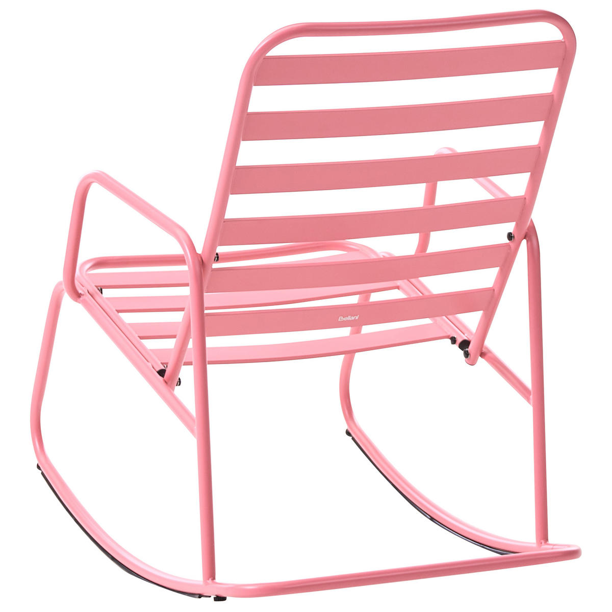 GARTEN-SCHAUKELSTUHL Rosa Turi - Pink, Metall (66/92/96cm) - Beliani