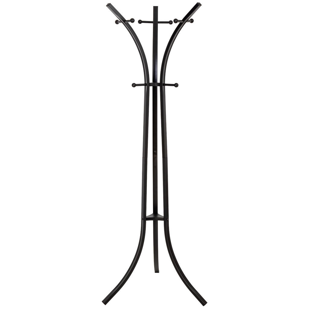 GARDEROBE aus metall 177x63x51cm - Schwarz, Metall (177/51/63cm) - Wanderlust