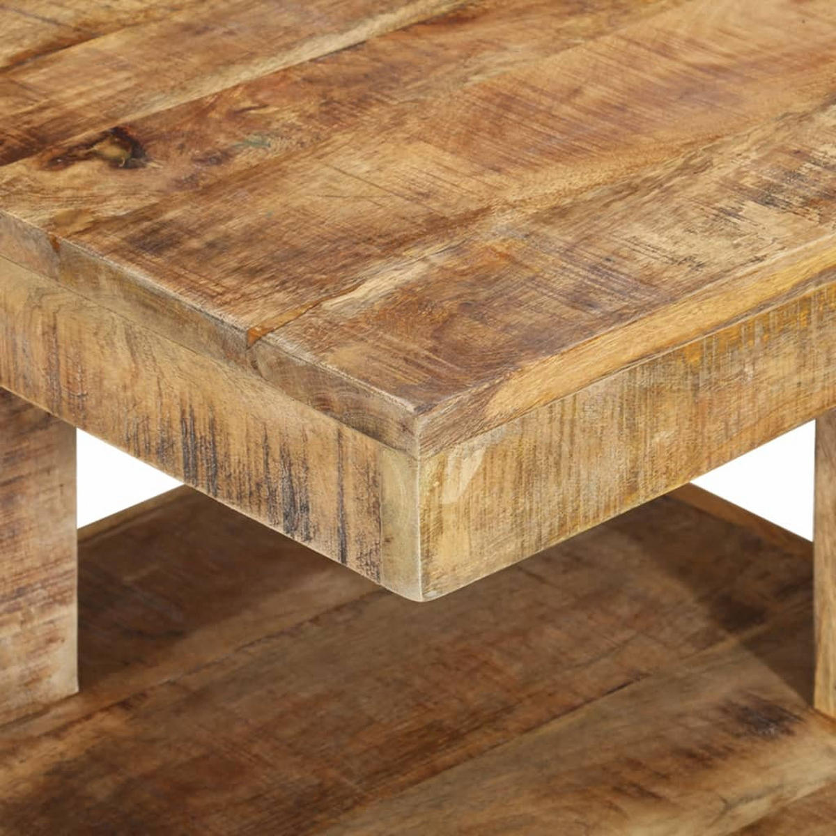 COUCHTISCH 45x45x40 cm Massivholz Mango - Braun, Holzwerkstoff (45/45/40cm) - furnicato