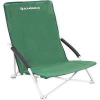 CAMPINGSTUHL Sandy - Grün, Metall (53/64/56cm) - SONGMICS