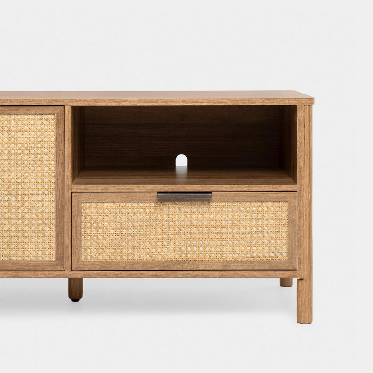 TV-ELEMENT Bent Natürlich 160 cm x 50 cm - Naturfarben, Holzwerkstoff (160/50/40cm)