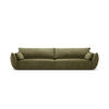 SOFA Kaelle aus Chenille-Stoff grün 4 Sitzplätze - Grün, Textil (110/85/248cm) - Micadoni