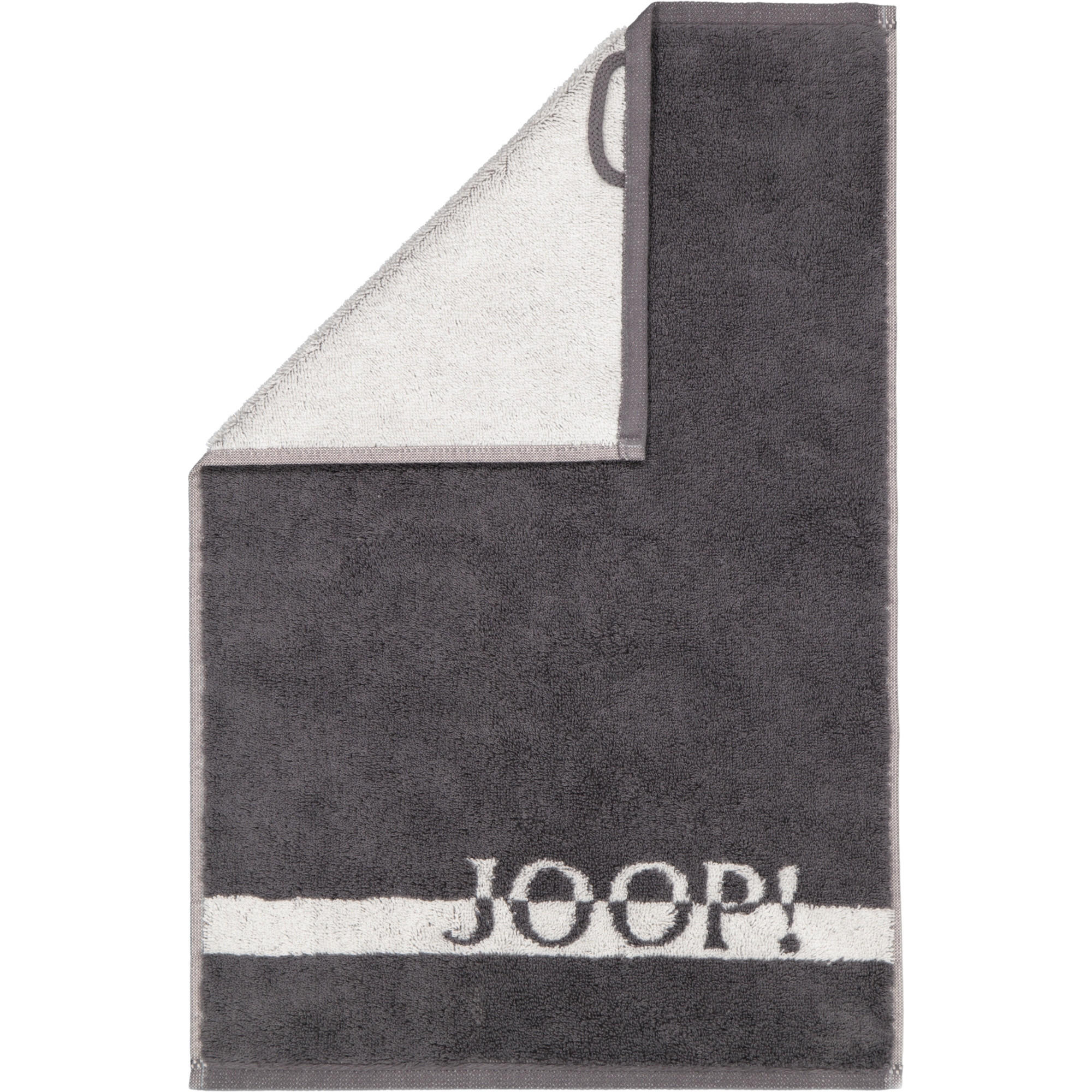 GÄSTETUCH SPLIT DOUBLEFACE 1712 STEIN - 77 - Grau, Textil (30/50cm) - Joop!
