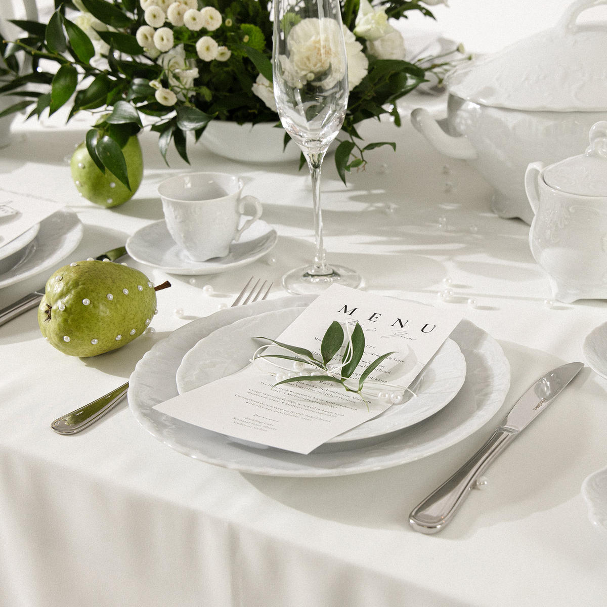 TELLER-SET FRÜHSTÜCKSTELLER Cmielow Rococo 6-tlg - Weiß, Keramik (19/2/19cm) - KONSIMO®
