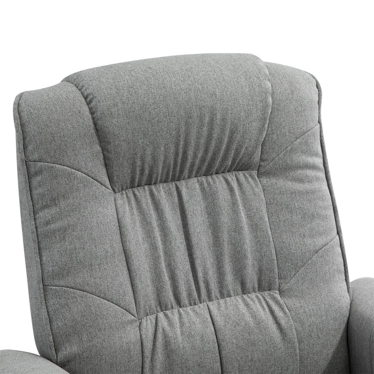RELAXSESSELSET CHARLY - Schwarz/Grau, Textil (76/87/61cm) - IDIMEX