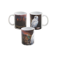 KAFFEEBECHER Harry Potter Hedwig Mehrfarbig 320 ml - Multicolor, Keramik (0.32L) - United Labels