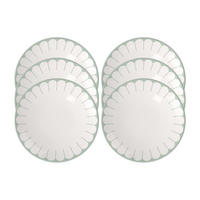 FRÜHSTÜCKSTELLER Fleur Couleur Vert ø 21,2 cm 6er Set - Grün, Keramik (21.2cm) - Villeroy & Boch