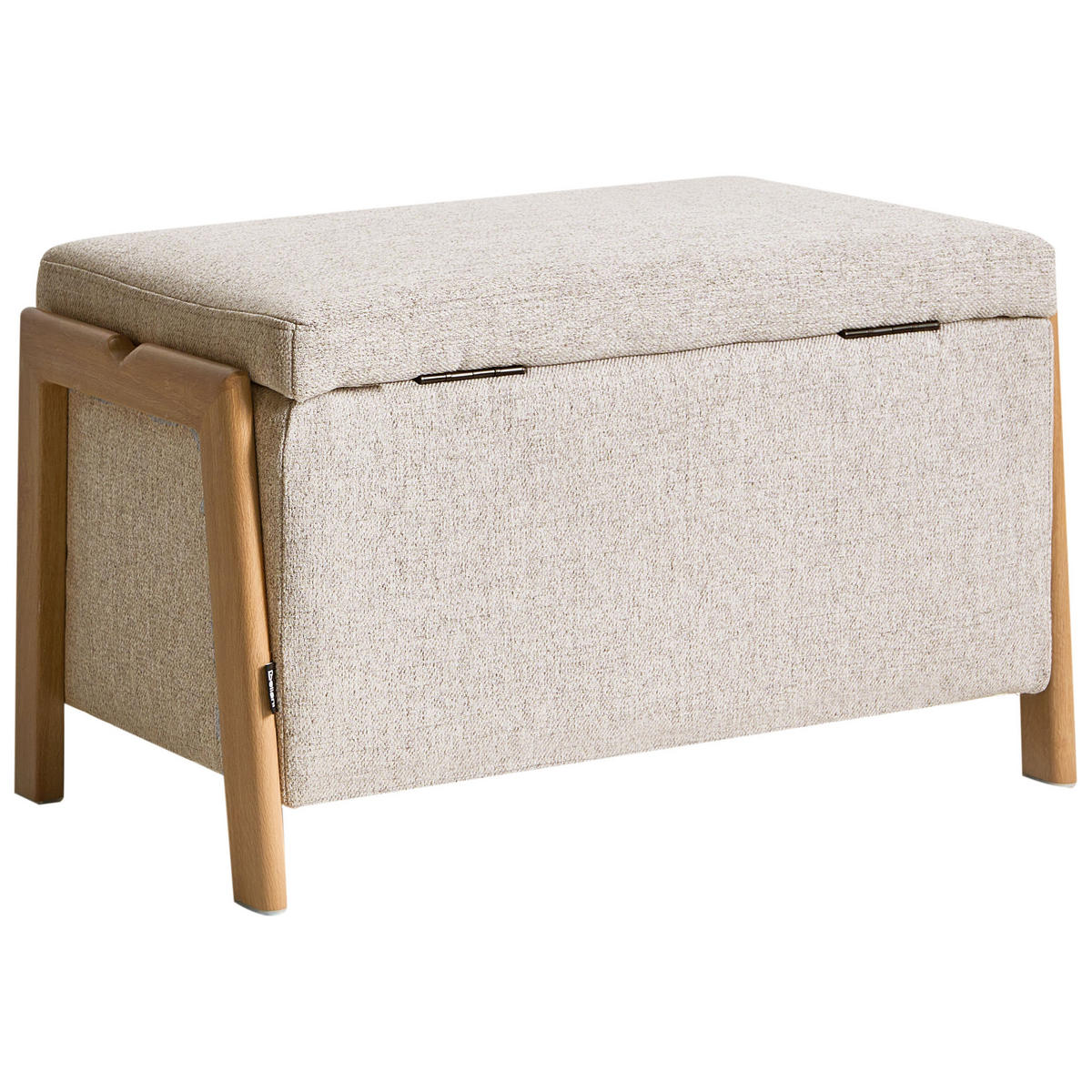 SEDACÍ LAVICE Hnědá Edland - světle hnědá, textil (75/44/43cm) - Beliani