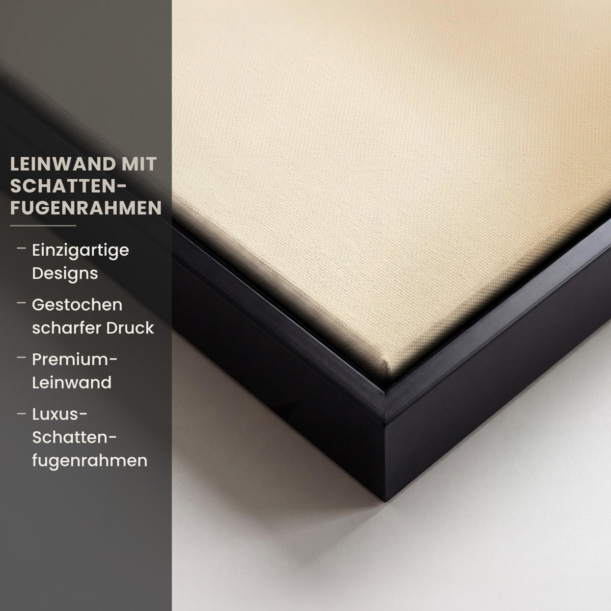 LEINWAND Bilder mit Rahmen - Beige - Osterkuchen - Eier - 90x90 - Beige, Textil (90/90cm) - MuchoWow