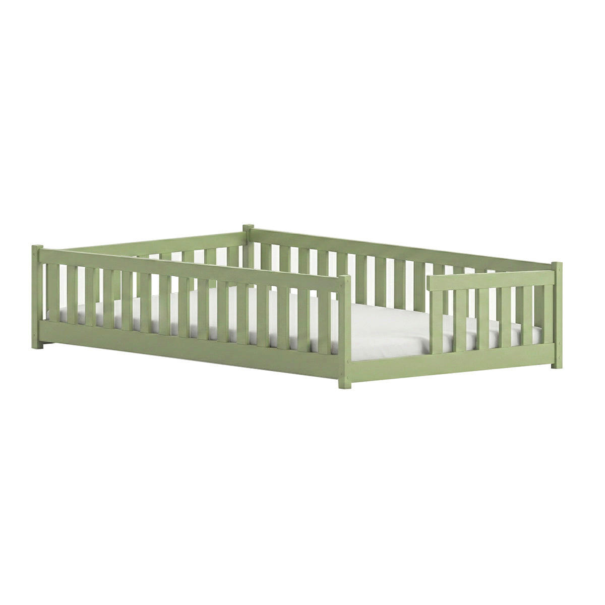 POSTEĽ 120/200 Théa Olive - zelená, drevo (120/200cm) - Petits-meubles