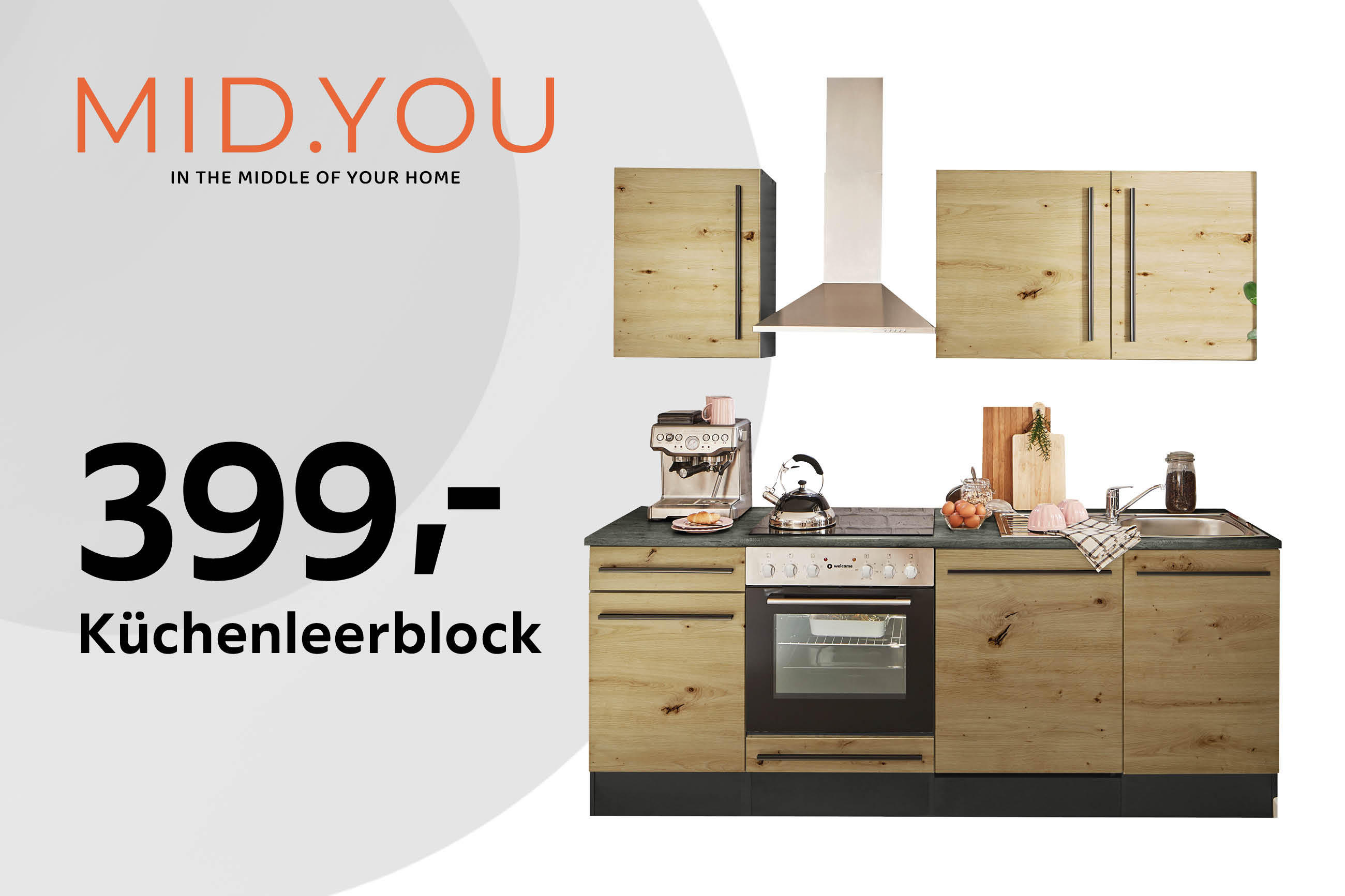 Küchenleerblock MID.You 399,-
