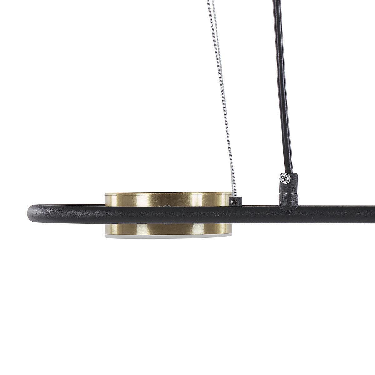 HÄNGELEUCHTE Mali 13/65/159 cm - Schwarz, Metall (13/65/159cm) - Beliani