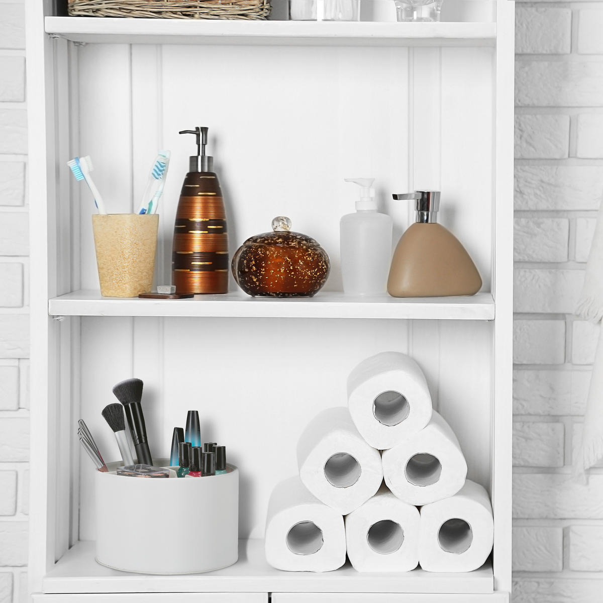 STIFTEHALTER - Weiß, Wellpappe/Kunststoff (16/16/11.5cm) - Relaxdays